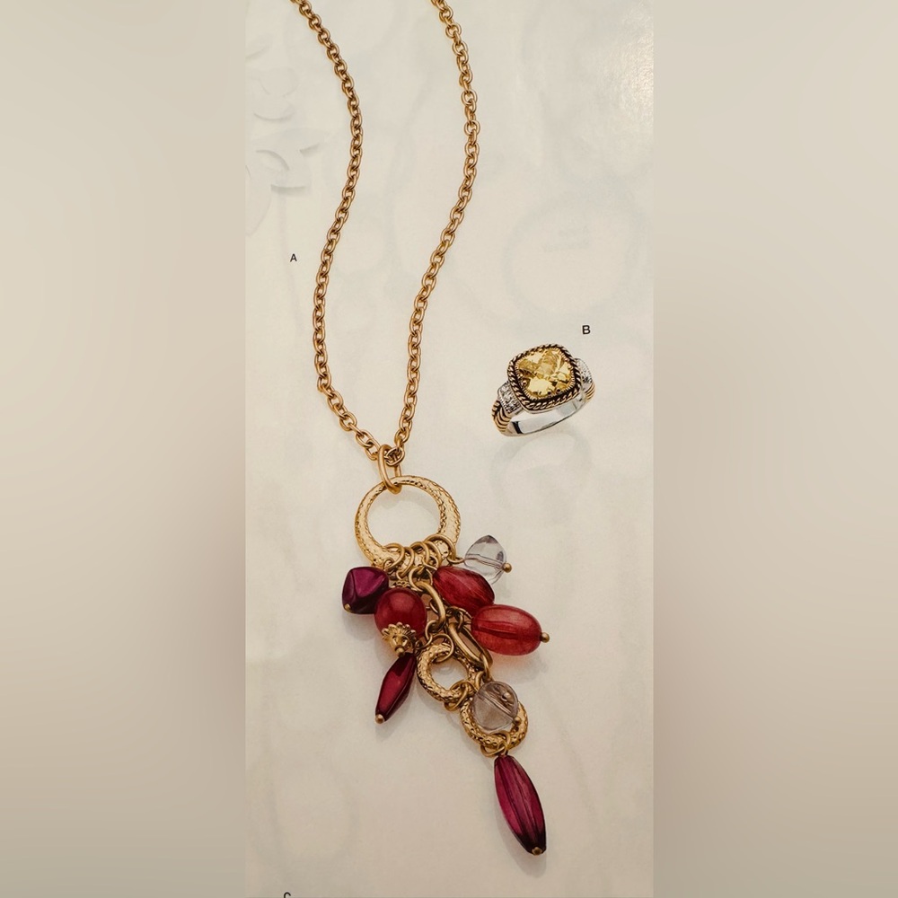 Lia Sophia “Berrytini 28-31” Gold Necklace